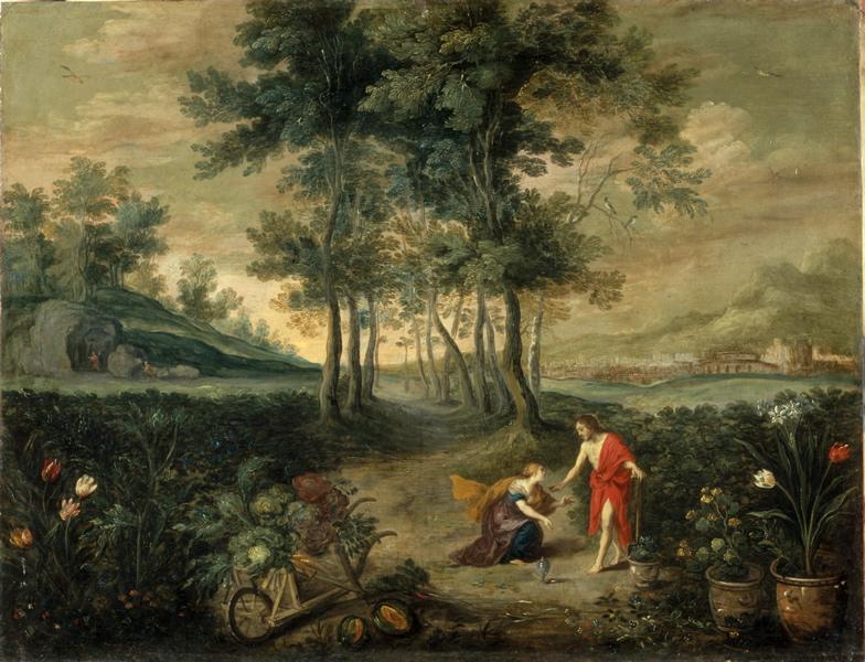 Apparition du Christ à Marie-Madeleine - Jan Brueghel (1601)