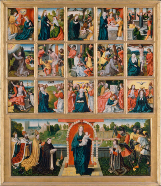 Les quinze mystères du Rosaire